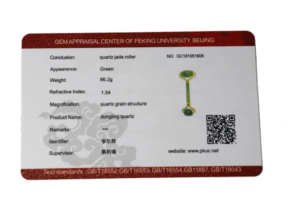 Aventurine Green Facial Jade Roller & Gua Sha Stone - Image 6