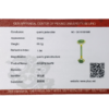 Aventurine Green Facial Jade certificate