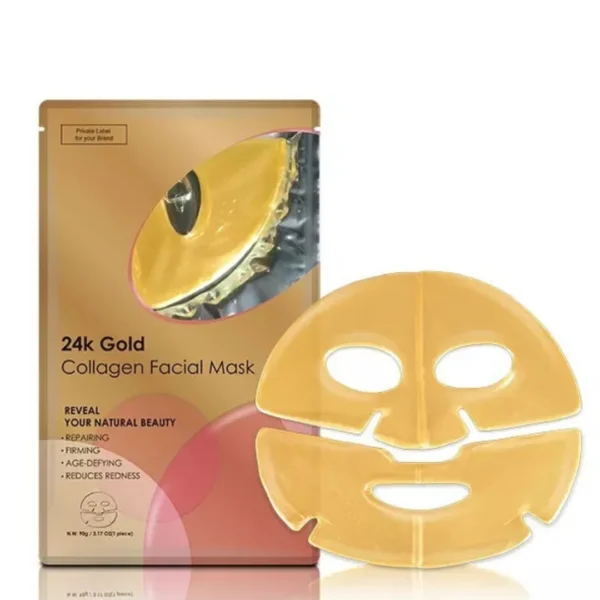 24k gold collagen face mask