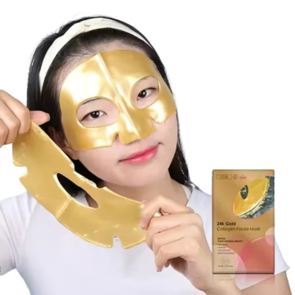 24k Gold Collagen Facial Mask Anti-aging and Lifting - Image 5