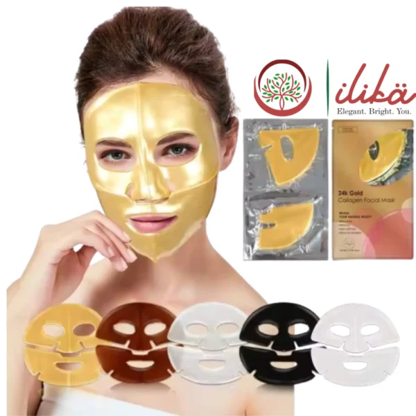 24k Gold Collagen Facial Mask Anti-aging and Lifting - Image 3