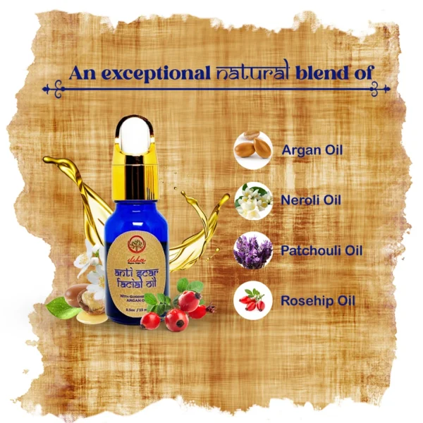 Anti Scar Facial Oil | Improves Skin's Elasticity | 15 ML - Image 2