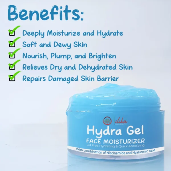 Hydra Gel Face Moisturizer | For Dry & Dehydrated Skin | 50g - Image 2