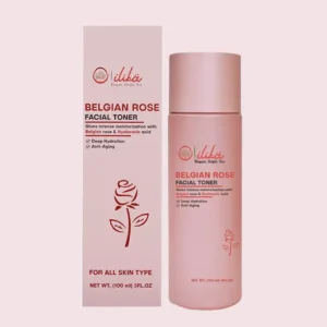 ilika belgian rose facial toner