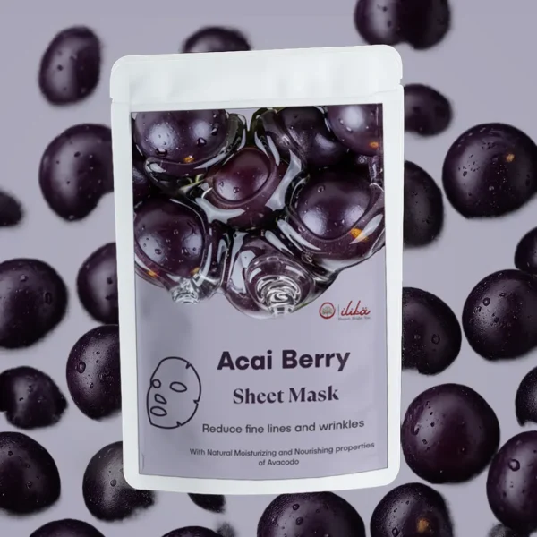 Acai Berry Face Sheet Mask | Antiwrinkle