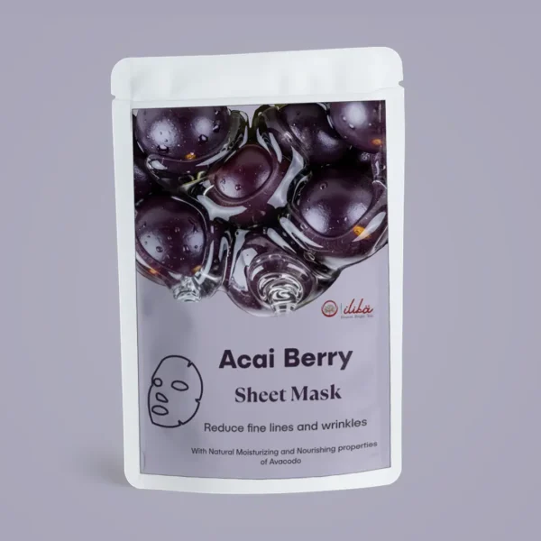 Acai Berry Face Sheet Mask | Antiwrinkle - Image 2