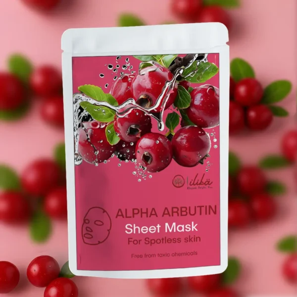 Alpha Arbutin Sheet Mask | Bright  & Spotless Skin