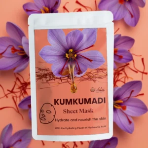 Kumkumadi Face Sheet Mask | Hydration & Rejuvenation