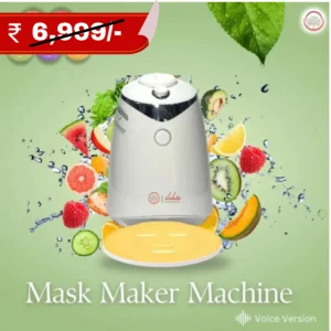 Ilika Automatic Voice Version Face Mask Maker Machine With Collagen Pills,Facial Treatment, DIY Natural Fruit Vegetable Mask Spa For All Skin Type