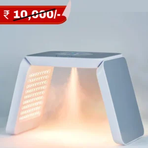 Mini LED 7 Color Light Therapy Device With Nano Mist For Men & Women  | Professional Facial Rejuvenation & Hydrating Beauty Tool