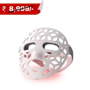 Ilika Silicone LED Therapy Face Mask For Men & Women | Rechargeable Light Therapy Mask for Acne, Remove Wrinkles & Skin Rejuvenation