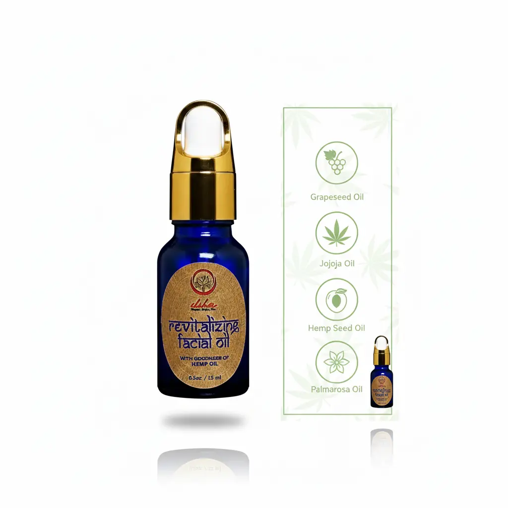 Revitalizing Facial Oil | Gently Exfoliates | 15 ML - Image 2